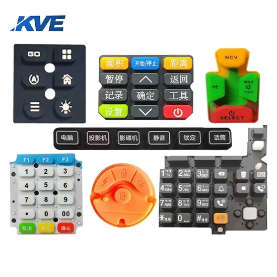 Teclados de borracha de silicone personalizados para soluções de fabricação OEM de precisão