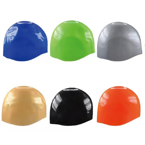 Touca de natação personalizada com logotipo OEM, chapéu sem costura de silicone para adultos, touca de natação personalizada e impressa